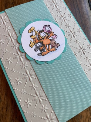 #ssswchallenge Anything Goes – Garfield Style!  | DancesWithHooves Paper Design